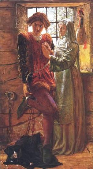 William Holman Hunt Claudio and Isabella Sweden oil painting art